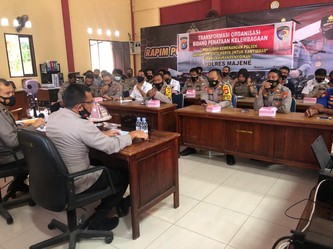 Kapolres Majene Sosialisasikan Program Prioritas Kapolri