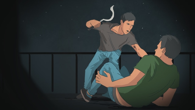 Usai Duel Parang, Dua Warga Polman Dilarikan ke RS
