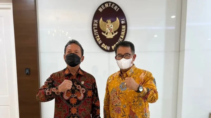 Akmal Malik Paparkan Potensi Perikanan Sulbar ke Menteri KP