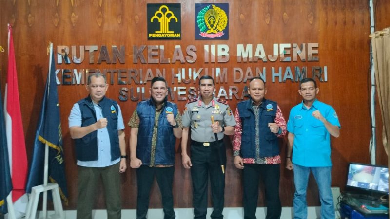 Sinergitas BNN dengan Kanwil Kemenkumham Sulbar dalam Penanganan P4GN