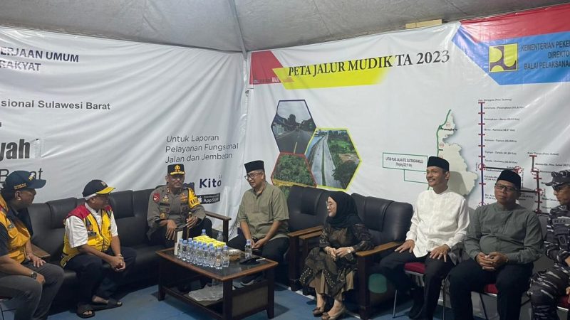 Pj Gubernur Pantau Pos Pengamanan Lebaran di Kota Mamuju