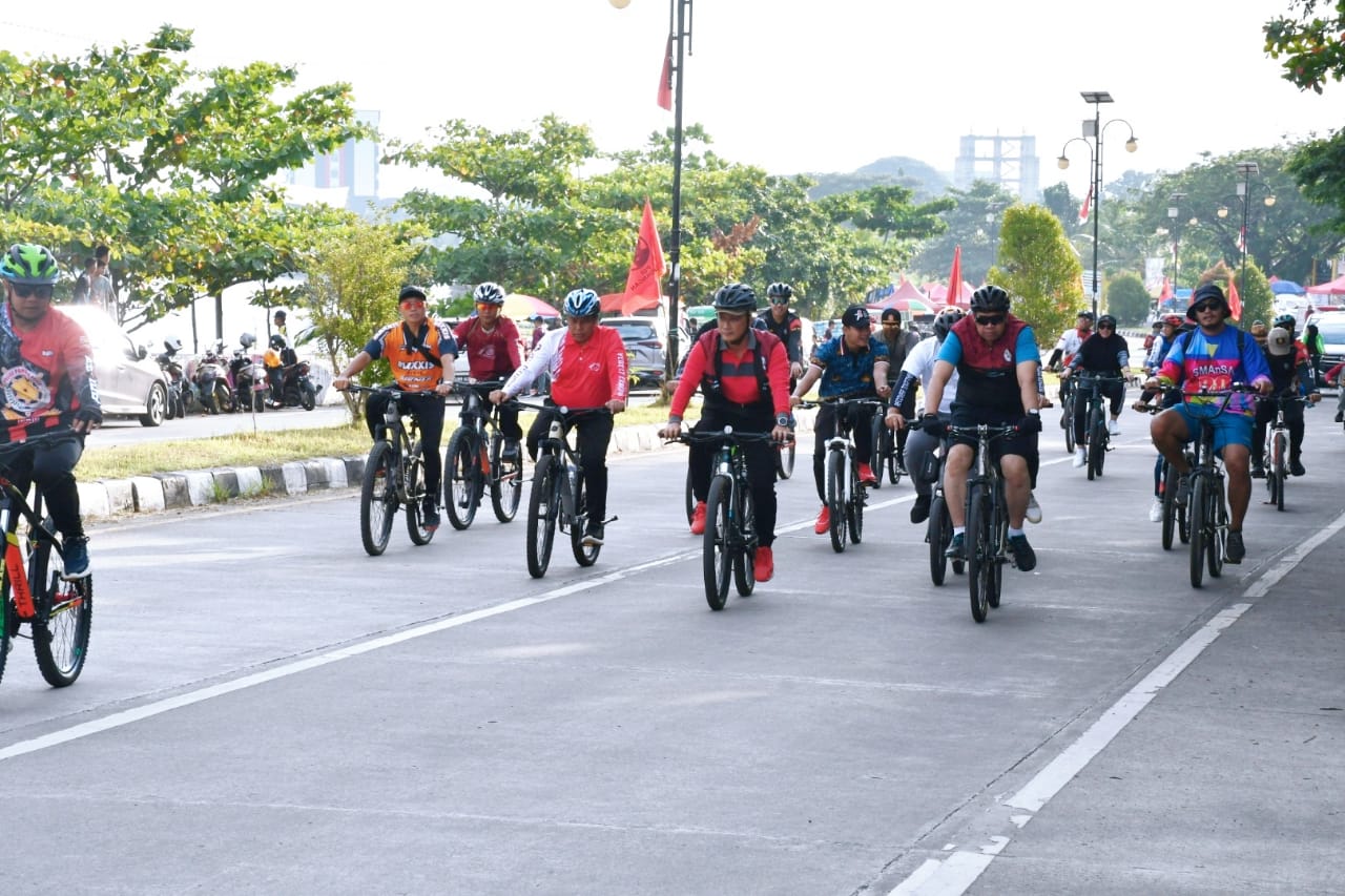Fun Bike Menyambut Hari Jadi Sulbar ke-19 Bertabur Hadiah
