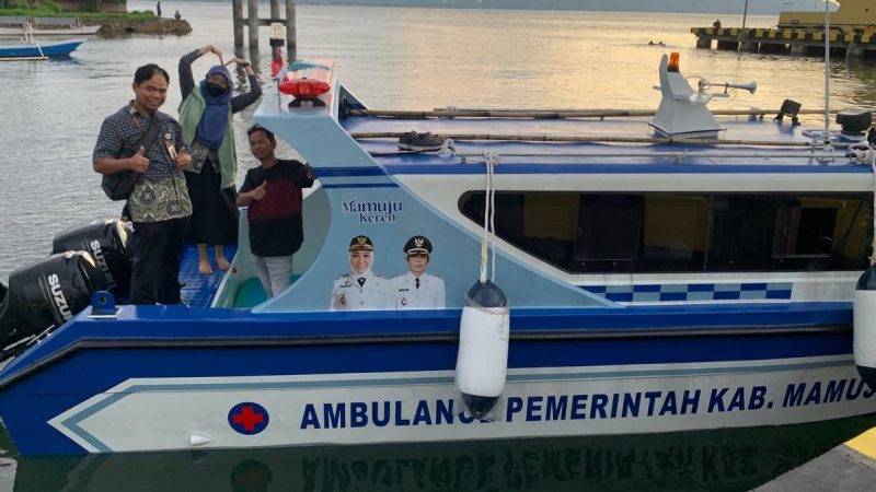 Demi Pelayanan Kesehatan, Pemkab Mamuju Adakan Ambulans Perahu Bagi Warga Balabalakang