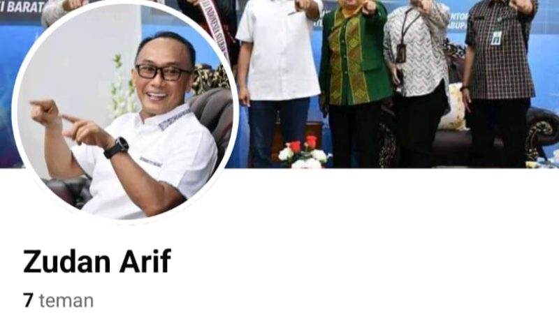Hati-hati, Ada Akun Facebook Catut Nama PJ Gubernur Sulbar