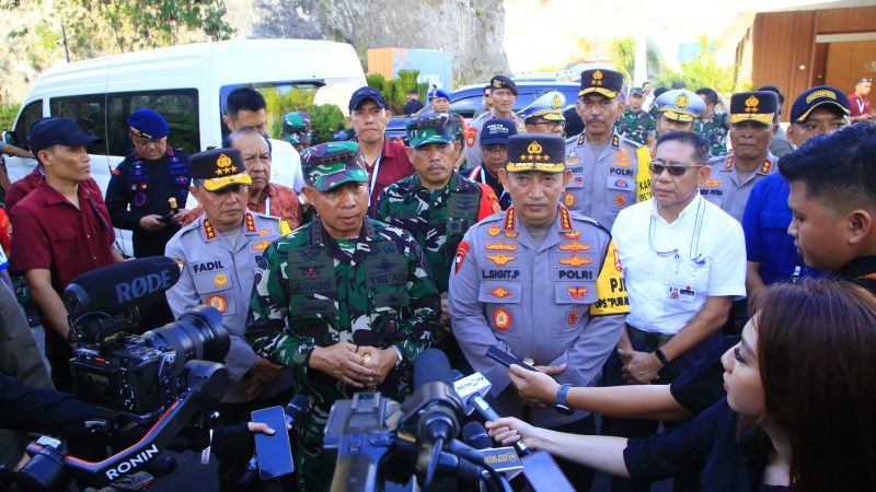 Kapolri dan Panglima TNI Melihat Langsung Kesiapan Venue GWK