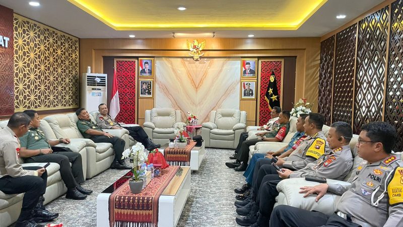 Kapolda Sulbar Terima Kunjungan Silaturahmi PJ Gubernur dan Pangdam XIV Hasanuddin