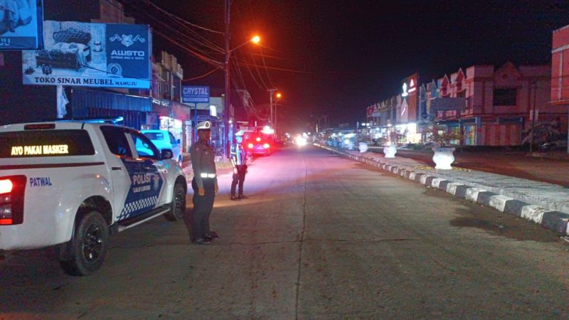 Ditlantas Polda Sulbar Maksimalkan Patroli Blue Light untuk Jaga Situasi Kamtibmas