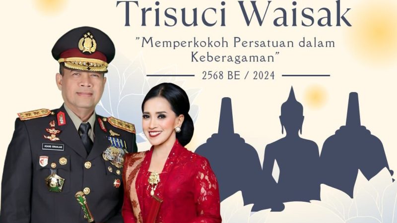 Kapolda Sulbar Harap Moment Waisak Memperkokoh Persatuan dalam Keberagamaan