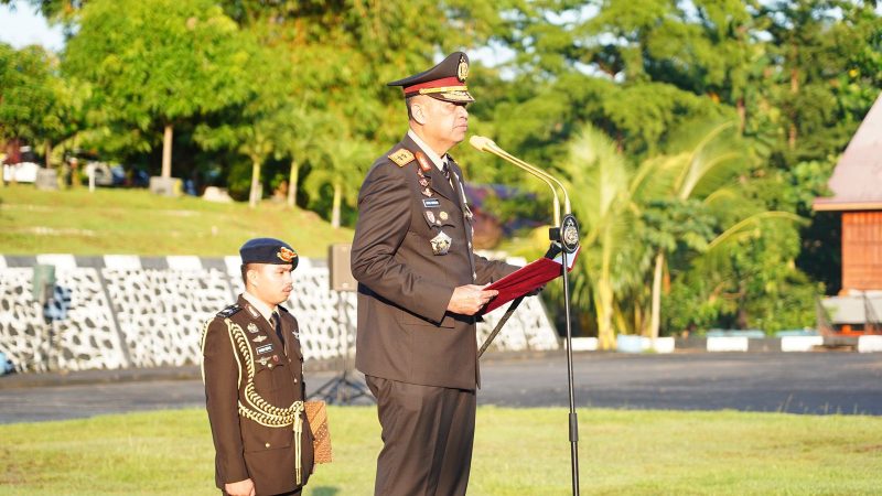 Kapolda Sulbar Pimpin Upacara Peringatan Hari Lahir Pancasila