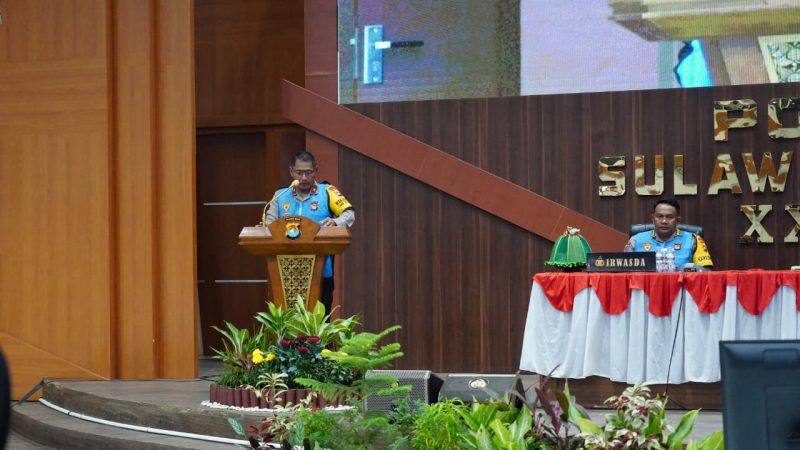 Wakapolda Sulbar Pimpin Sidang Kelulusan Bintara dan Tamtama Menuju Rikkes II