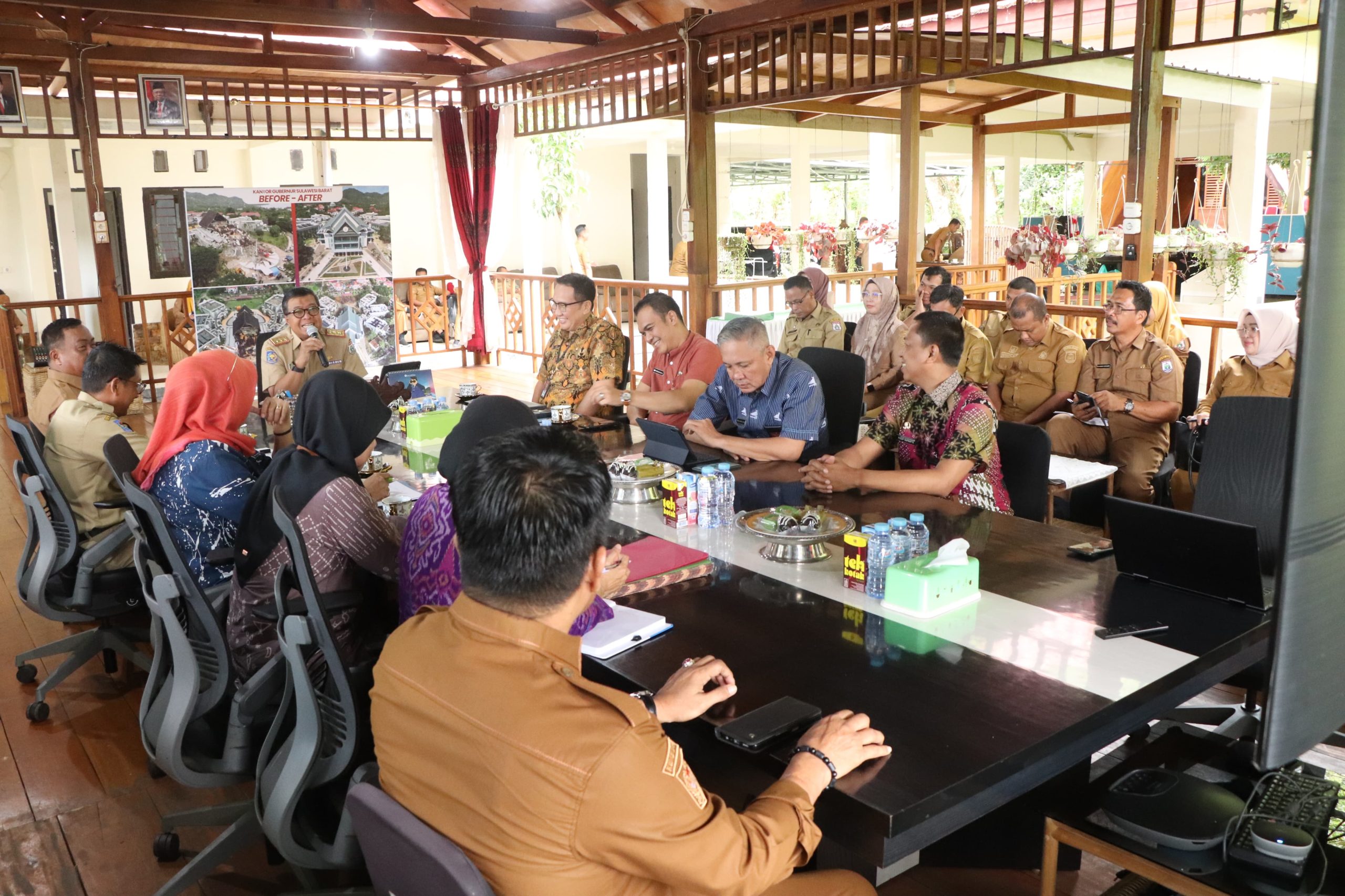 Sekprov Sulbar Pimpin Exit Meeting Pemeriksaan Inspektora