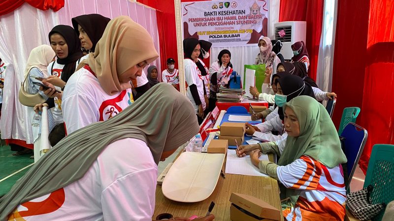 Bhakti Kesehatan Polda Sulbar Wujudkan Kepedulian Pemerataan Kesehatan