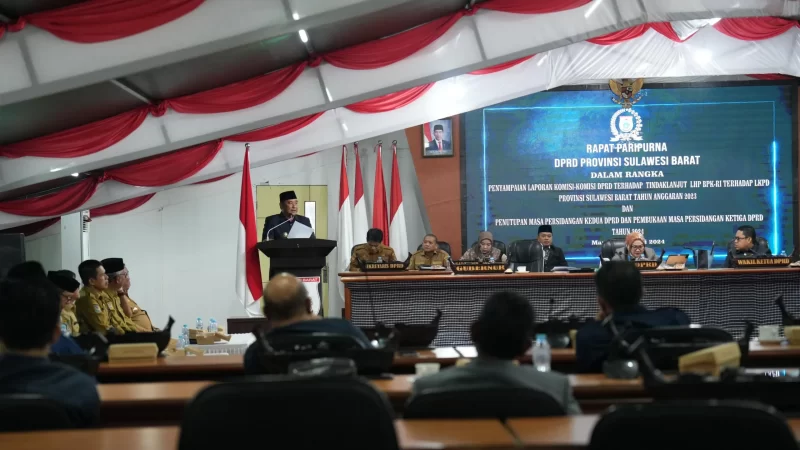 PJ Gubernur Bahtiar Apresiasi Kinerja DPRD Sulbar
