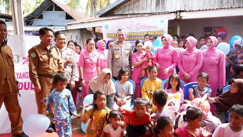 Lewat Kampung Binaan, Polda Sulbar Masifkan Penanggulangan Stunting