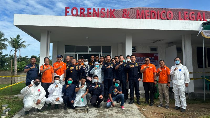 Dokter Forensik Polda Sulbar Bantu Identifikasi Korban Longsor Tambang Emas di Suwawa Timur