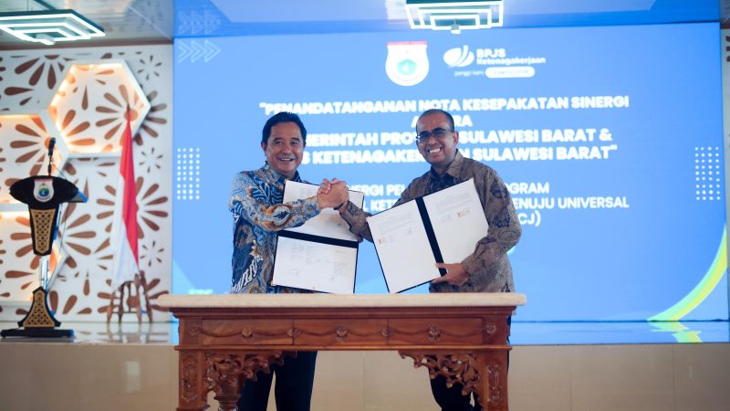 Pemprov Sulbar Teken MoU dengan BPJS Ketenagakerjaan