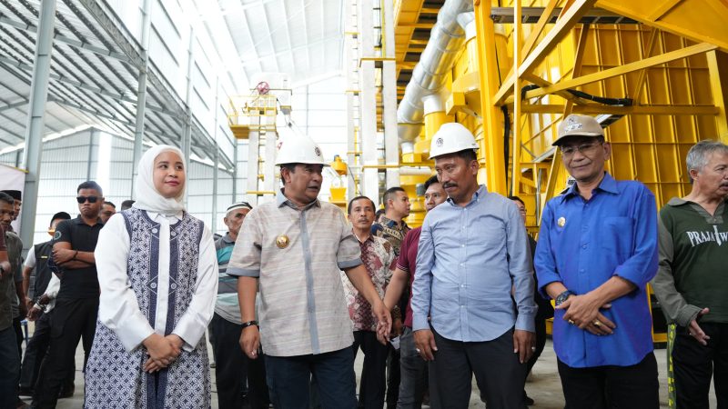 Pj Gubernur Bahtiar Resmikan Pabrik Pengolahan Padi Modern di Polman