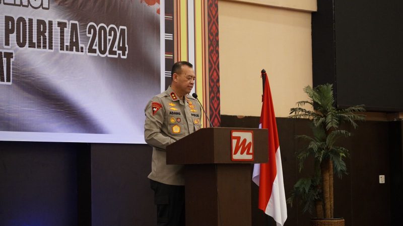 Harapan Kapolda Sulbar saat Buka Kegiatan Asesmen Sertifikasi Penyidik dan Penyidik Pembantu