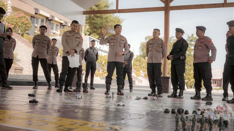 Polda Sulbar Gelar TFG Sebagai Simulasi Latihan Taktis Hadapi Perhelatan Pilkada Serentak 2024