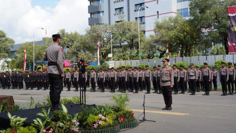 Apel Gelar Pasukan, Polda Sulbar Siap Wujudkan Pilkada Damai