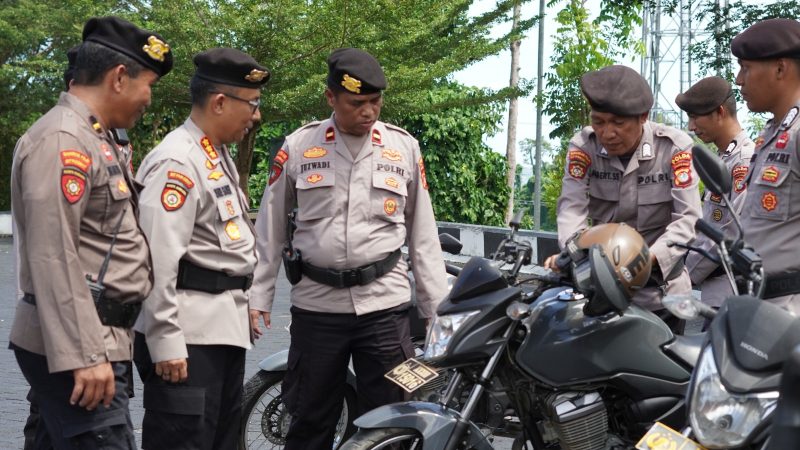DirPamobvit Polda Sulbar Pastikan Alsus Dalam Kondisi Baik Tunjang Kinerja yang Maksimal
