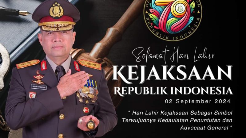 Kapolda Sulbar Sampaikan Ucapan Selamat Hari Lahir Kejaksaan Republik Indonesia