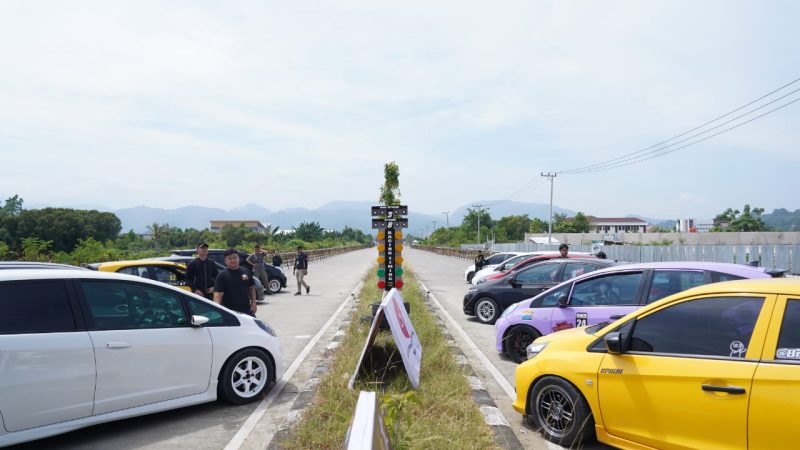 Wakapolda Sulbar Buka Kegiatan Drag Race, Meriahkan HUT Lalu Lintas