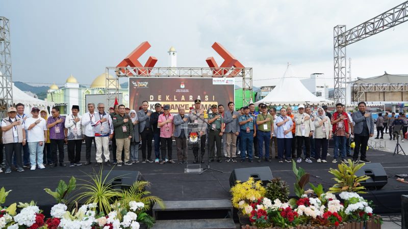 Deklarasi, Kapolda Irjen Pol Adang Ginanjar Ajak Semua Pihak Jaga Demokrasi yang Sejuk dan Damai