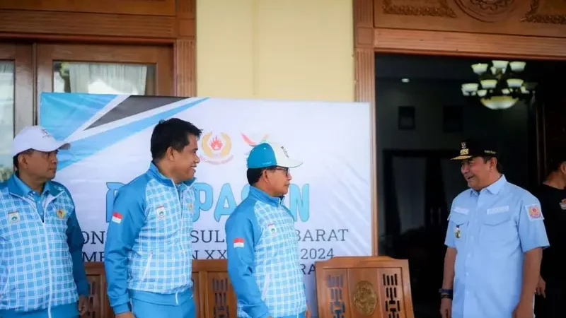 Sekwan Hadiri Pelepasan Atlet PON XXI 2024, Bentuk Komitmen DPRD Sulbar dalam Mendukung Perjuangan Para Atlet