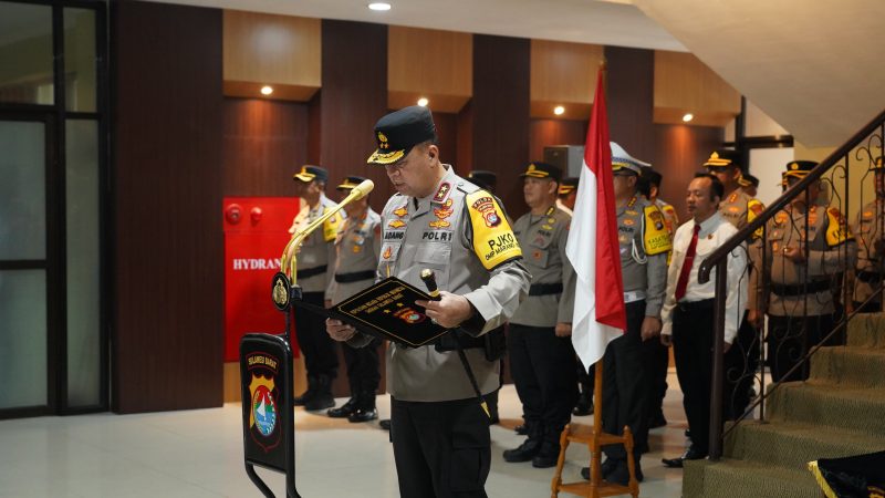 Kapolda Sulbar Pimpin Sertijab Dirreskrimum