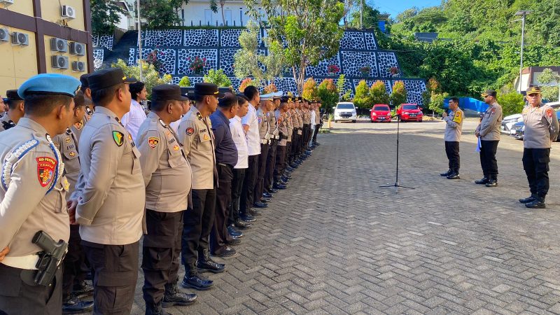 Polda Sulbar Terjunkan Ratusan Personel, Perkuat Pengamanan Kampanye di Mateng