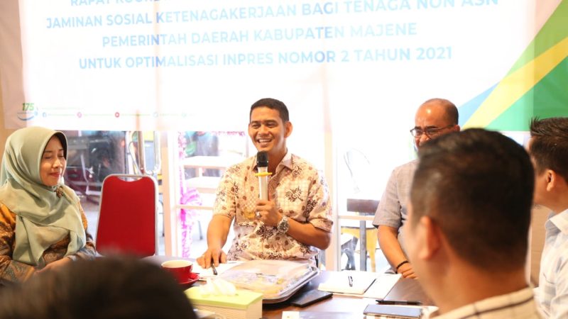 Pemkab Majene Pembahasan Perlindungan Jamsostek Bagi Tenaga Non ASN Tahun 2025