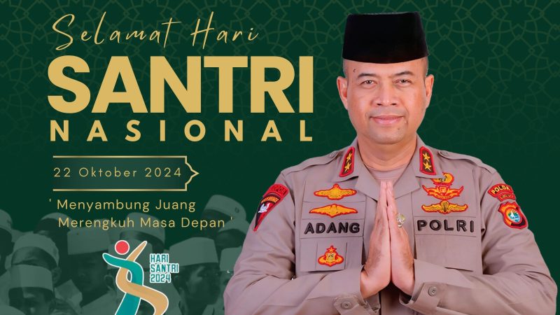 Kapolda Sulbar: “Menyambung Juang, Merengkuh Masa Depan” – Pesan Menyentuh di Hari Santri Nasional