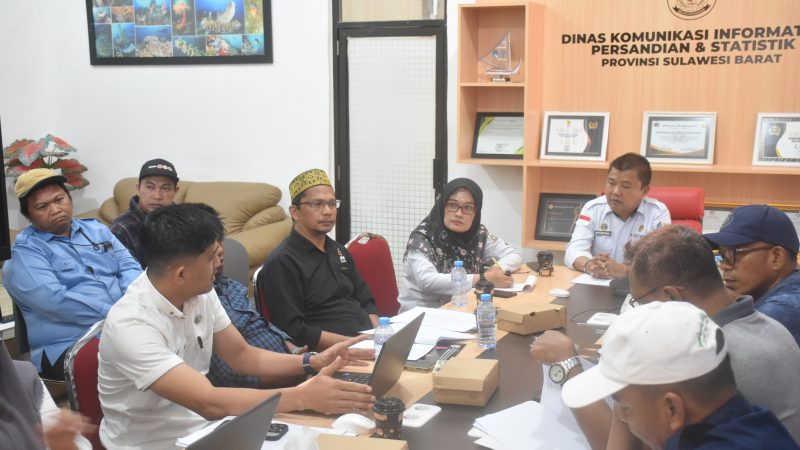 Kominfo Gelar FGD Bahas Rencana Penyusunan Ranpergub Kerjasama Pemprov Sulbar dengan Media