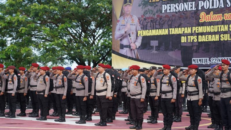 Siapkan 432 Personel untuk Amankan TPS, Kapolda Sulbar: Integritas Jadi Kunci Sukses Pilkada 2024