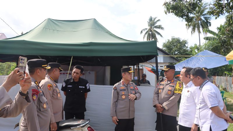 Pamatwil Mabes Polri Cek Kesiapan Pengamanan Pelaksanaan Pemungutan Suara Pilkada 2024 di Sulbar