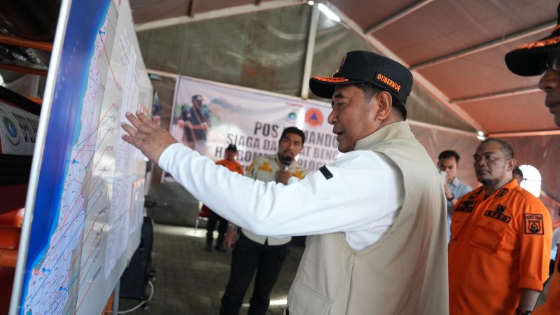 PJ Gubernur Bahtiar Lakukan Peletakan Batu Pertama Pembangunan Pusdalops BPBD Sulbar