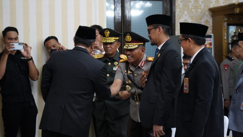 Wakapolda Ucapkan Selamat dan Sukses Kepada Kepala BPKP Sulbar yang Baru Dilantik