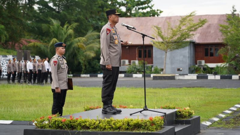 Kapolda Sulbar Apresiasi Kinerja Personel : Kasus Kriminal Menurun di Tahun 2024