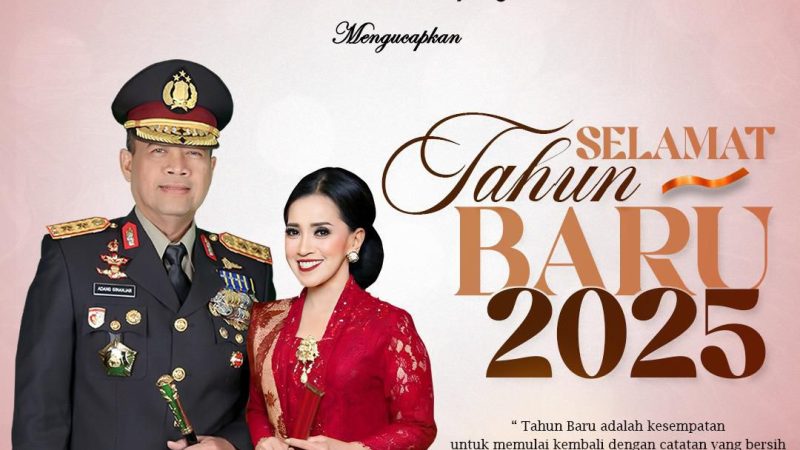 Happy New Year! Kapolda dan Ketua Bhayangkari Sulbar: Inspirasi Perubahan Menuju Pribadi yang Lebih Baik