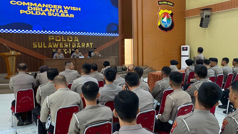 Comanderwish Dirlantas Polda Sulbar, Misi Untuk Ditlantas yang Lebih Responsibility