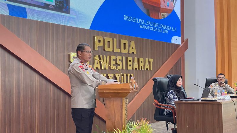 Wakapolda Sulbar Pimpin Rakernis RO Rena: Evaluasi Pengisian dan Pengelolaan ABK