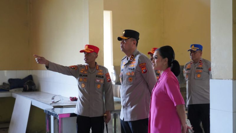 Dukung Program Pemerintah, Kapolda Sulbar Pastikan Kesiapan dapur MBG di SPN Mekkatta