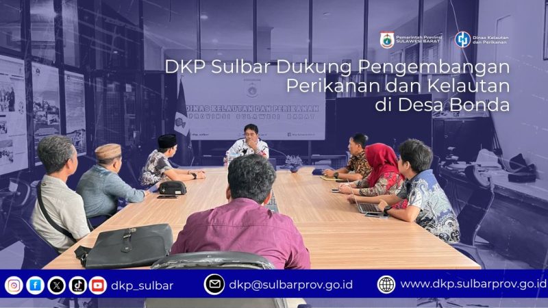 Dukung Pengembangan Perikanan, DKP Sulbar Rakor dengan Kades Bonda
