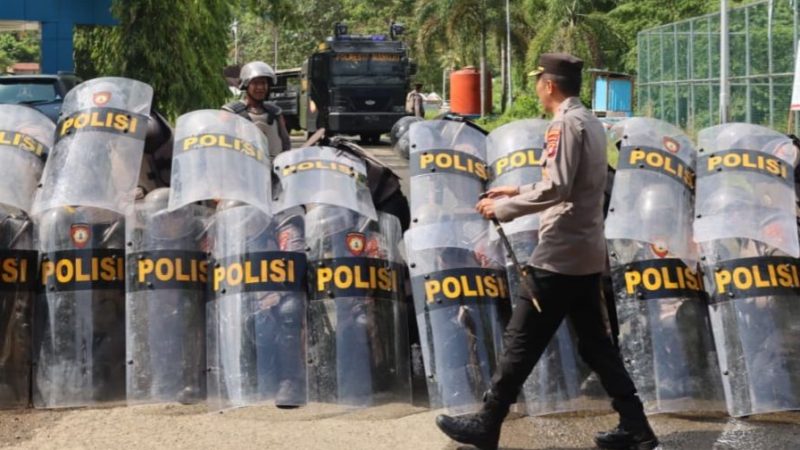 Latihan Dalmas: Polda Sulbar Siap Hadapi Tantangan Keamanan, Termasuk Aksi Mei Day