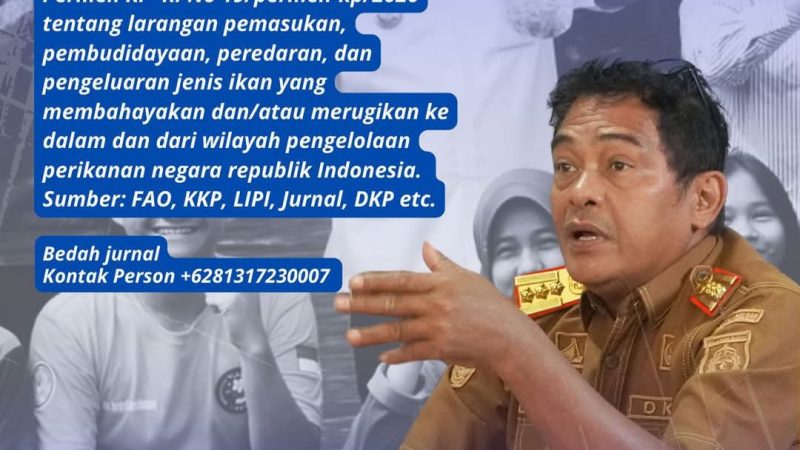 Pandangan Kepala DKP Sulbar Soal Program Penebaran Benih Ikan Nila