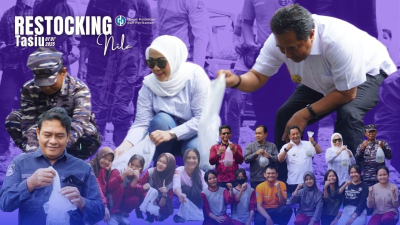 Tebar Nila di Kalukku, DKP Sulbar Libatkan Pelajar
