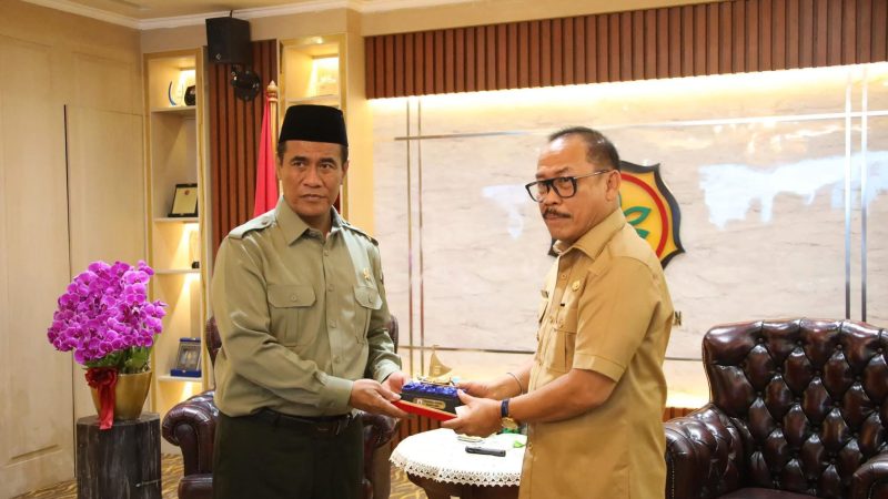 Bertemu Mentan, Gubernur Sulbar Perjuangkan Pembangunan Irigasi, Alsintan, dan Kakao