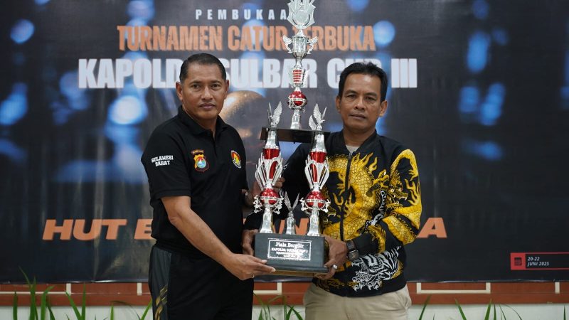 Turnamen Catur Polda Sulbar III Meriahkan HUT Bhayangkara ke-79, Peserta Tumpah Ruah dari Berbagai Daerah