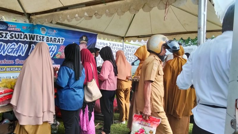 Pemprov Sulbar Kembali Lakukan Pasar Murah, Jaga Stabilisasi Pasokan dan Harga Pangan